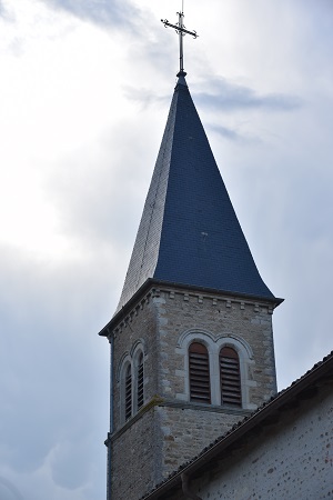 Clocher de l'église de Baneins