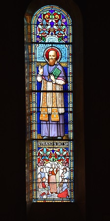 Vitrail de saint François de Sales
